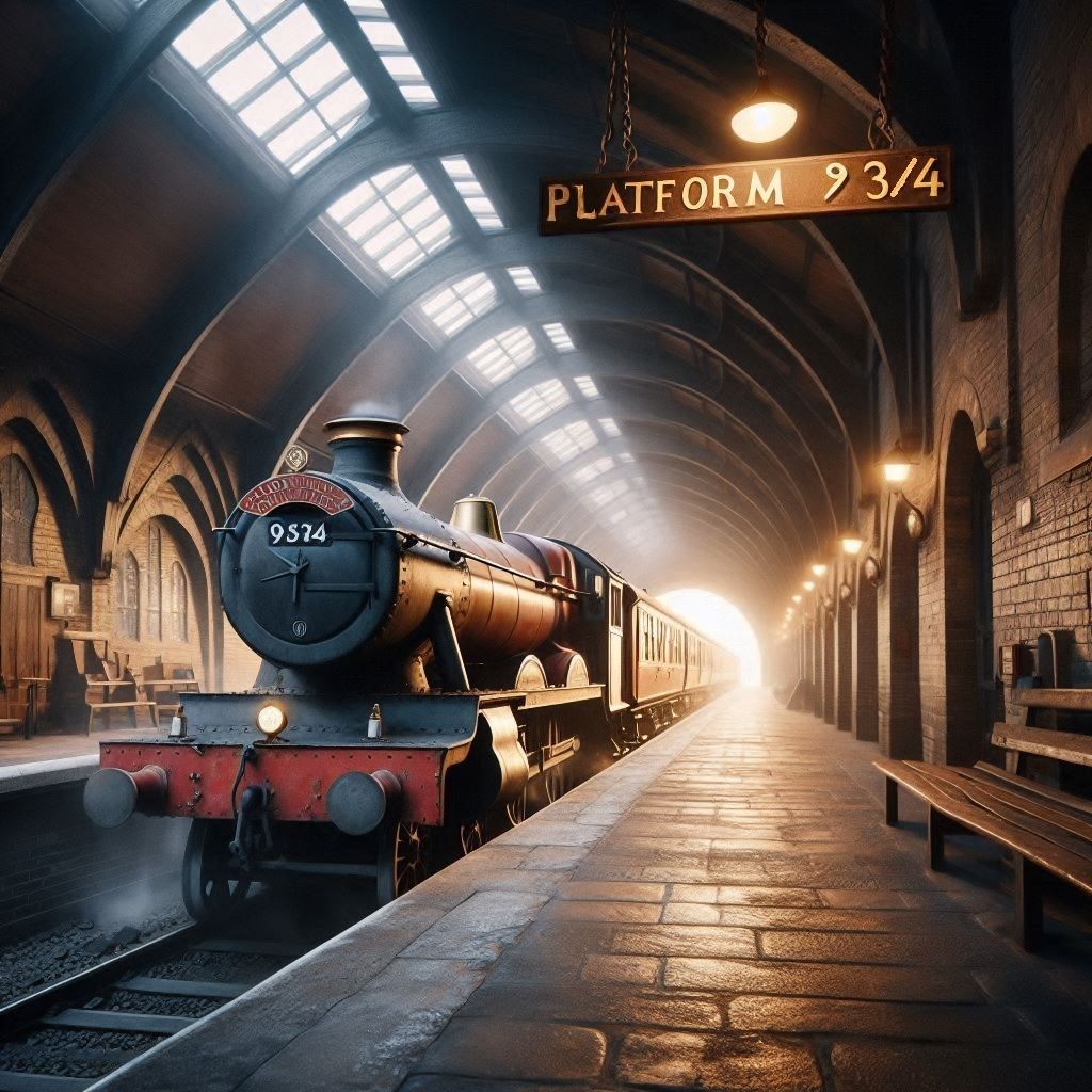 Platform 9¾ - AI Generated Artwork - NightCafe Creator