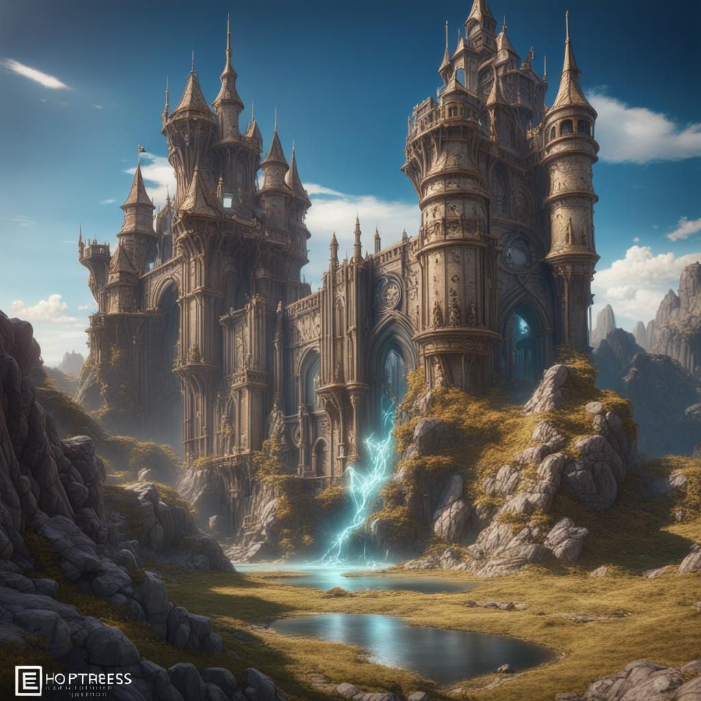 Holy Fortress - Ai Generated Artwork - Nightcafe Creator