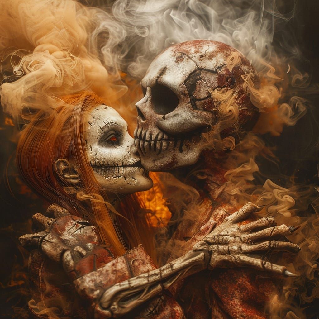 zombie Skellington and sally