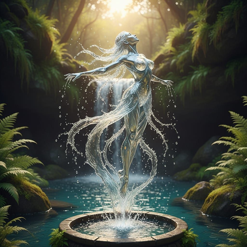 The waterspirit  by @Andrachiel