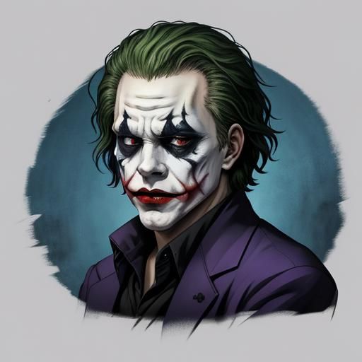 MICHAEL MYERS AS THE JOKER.