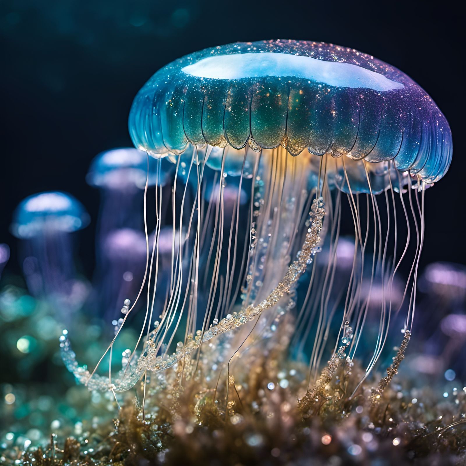 Deep sea glitter show