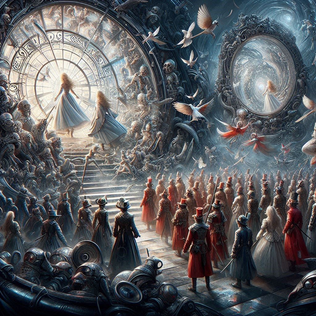 we dreamed of passing through the looking glass
