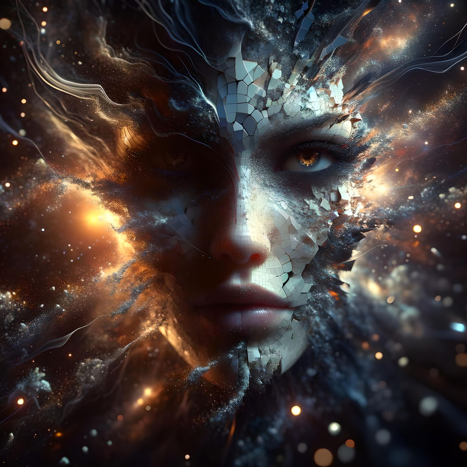 Echoes of the mind’s constellation  by @HippiNinjaPirate