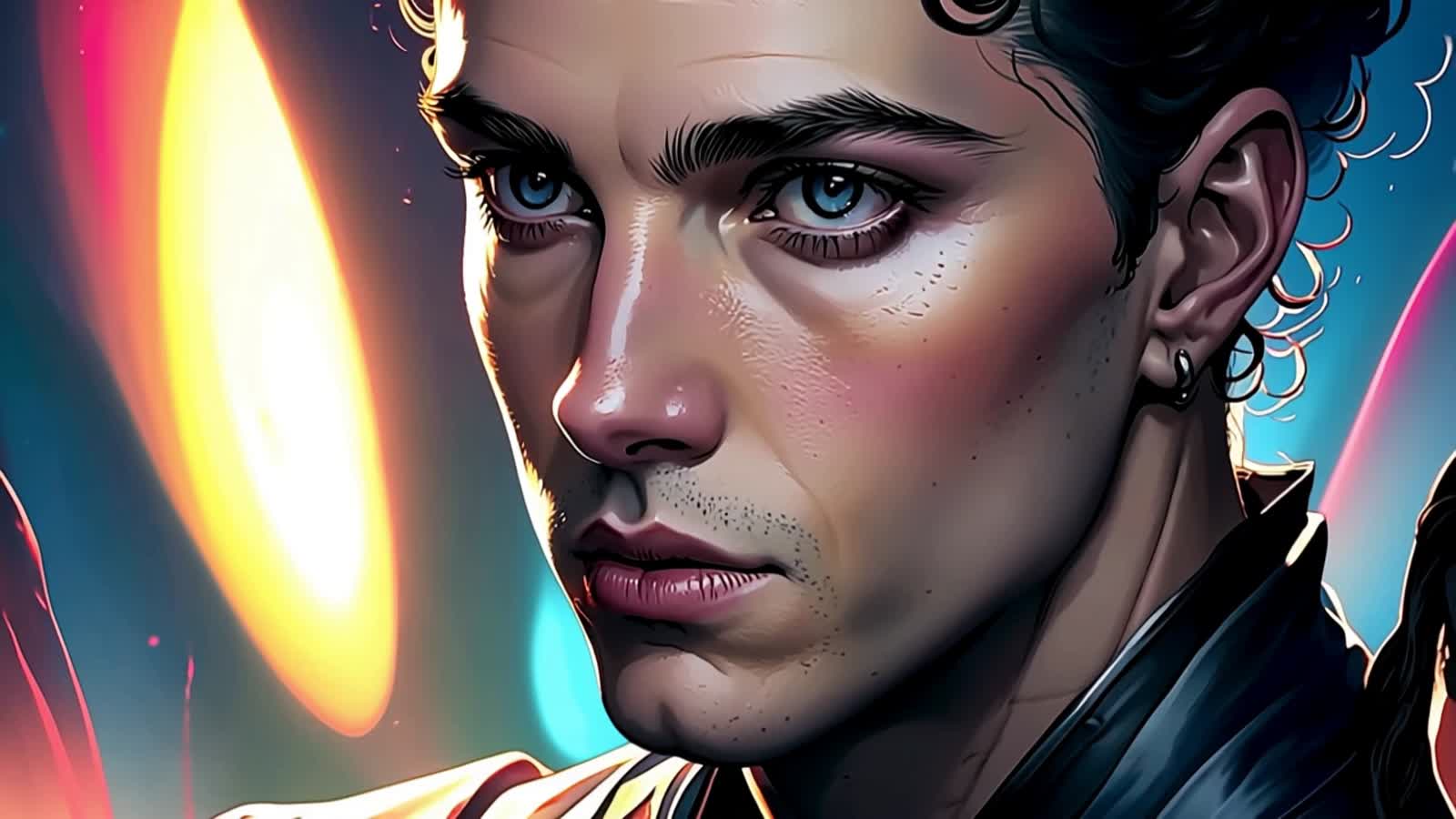 head and shoulders portrait, 8k resolution concept art portrait by Greg Rutkowski, Artgerm, WLOP, Alphonse Mucha dynamic...