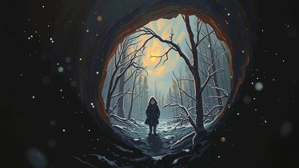 Lone Survivor in Baroque Winter Wonderland