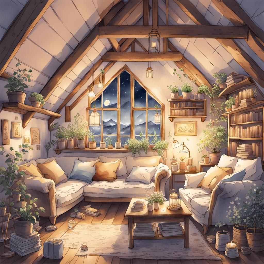 COZY ATTIC SPACE