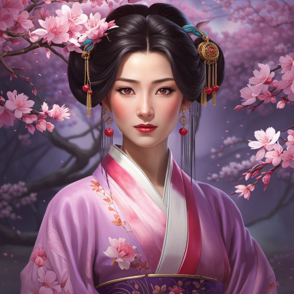 Cherry blossoms - AI Generated Artwork - NightCafe Creator