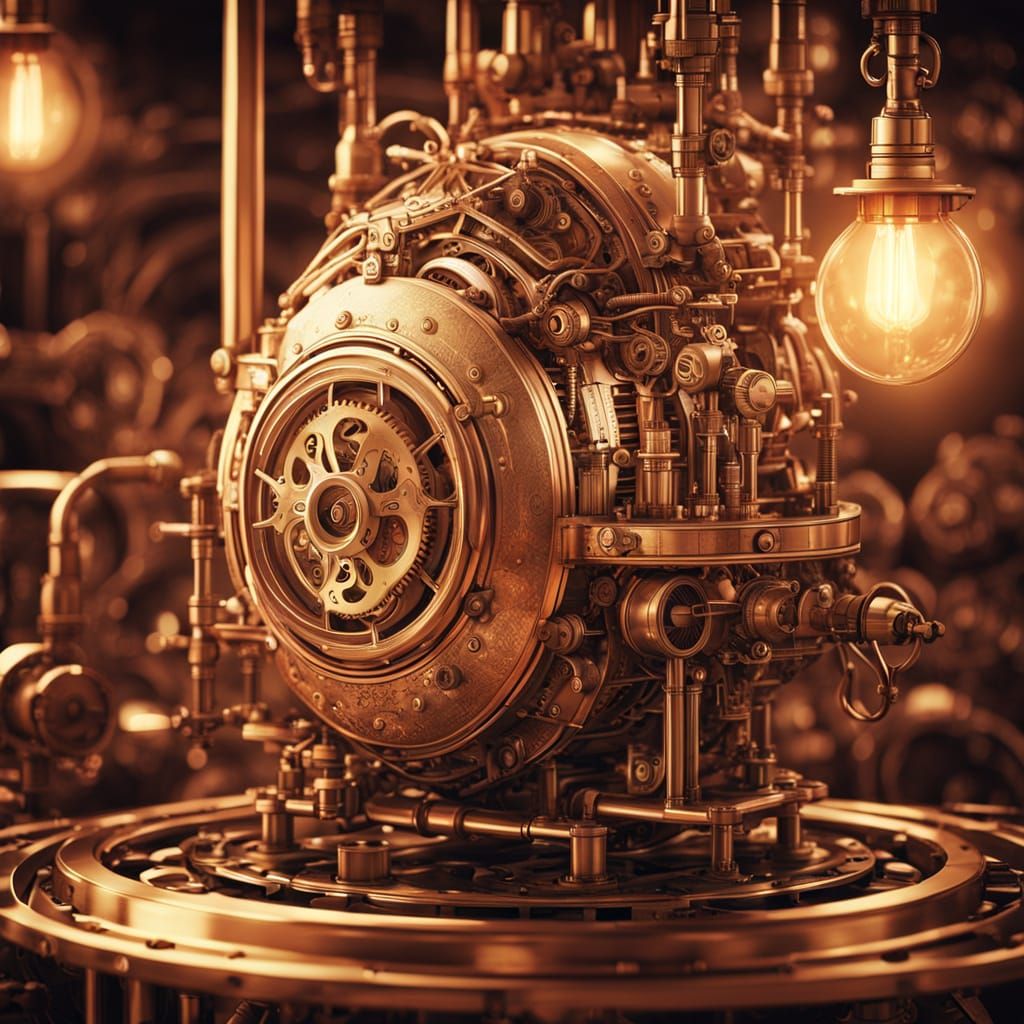 Abstract Steampunk Easter Egg  by @Michael Earner