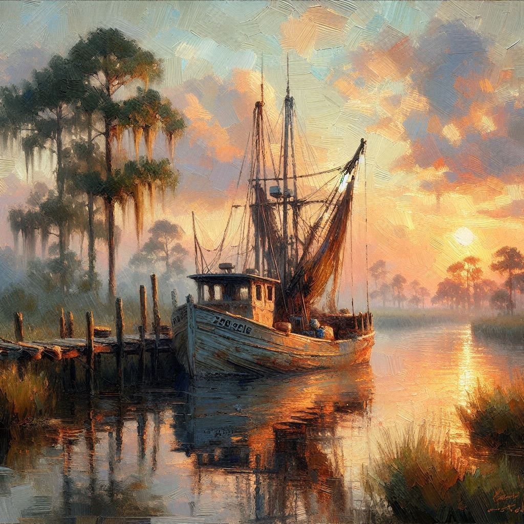 Louisiana Shrimp Boat  by @Punkmeister