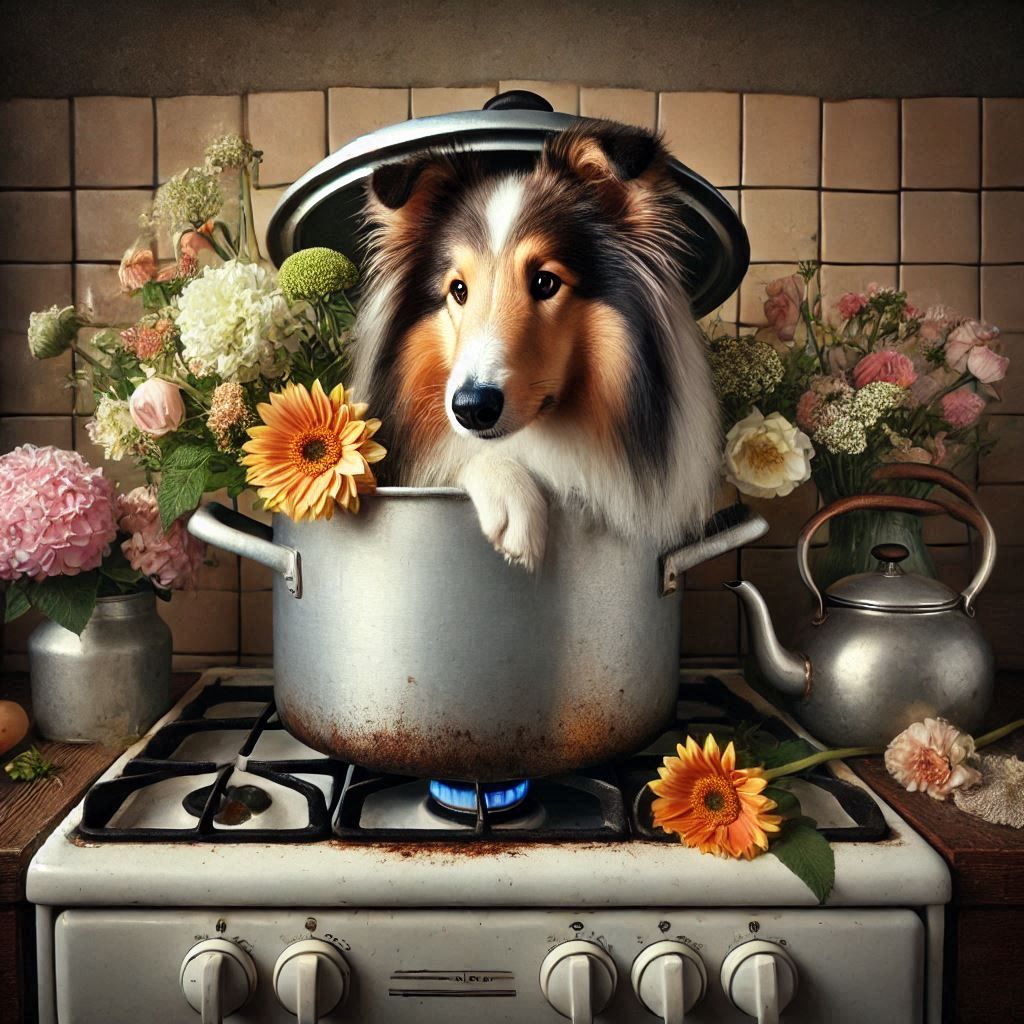 Making collie-flower soup