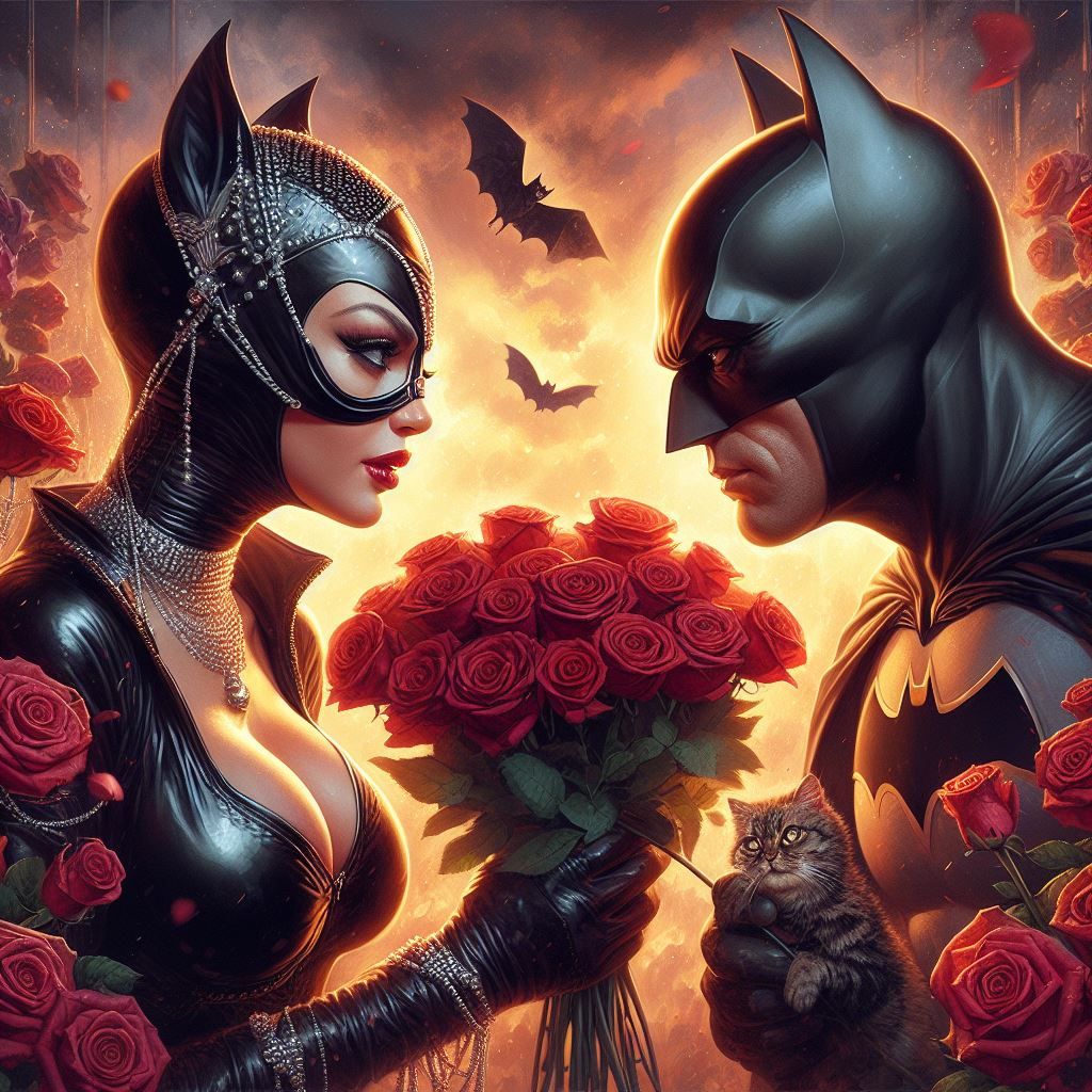 Catwoman and Batman