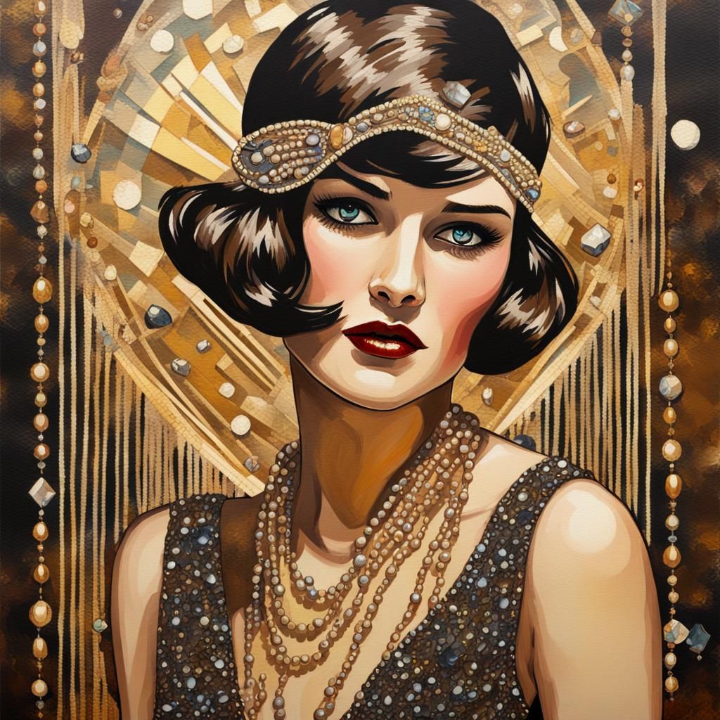 Great Gatsby, mail art, embodying the surrealism of the Roaring ...