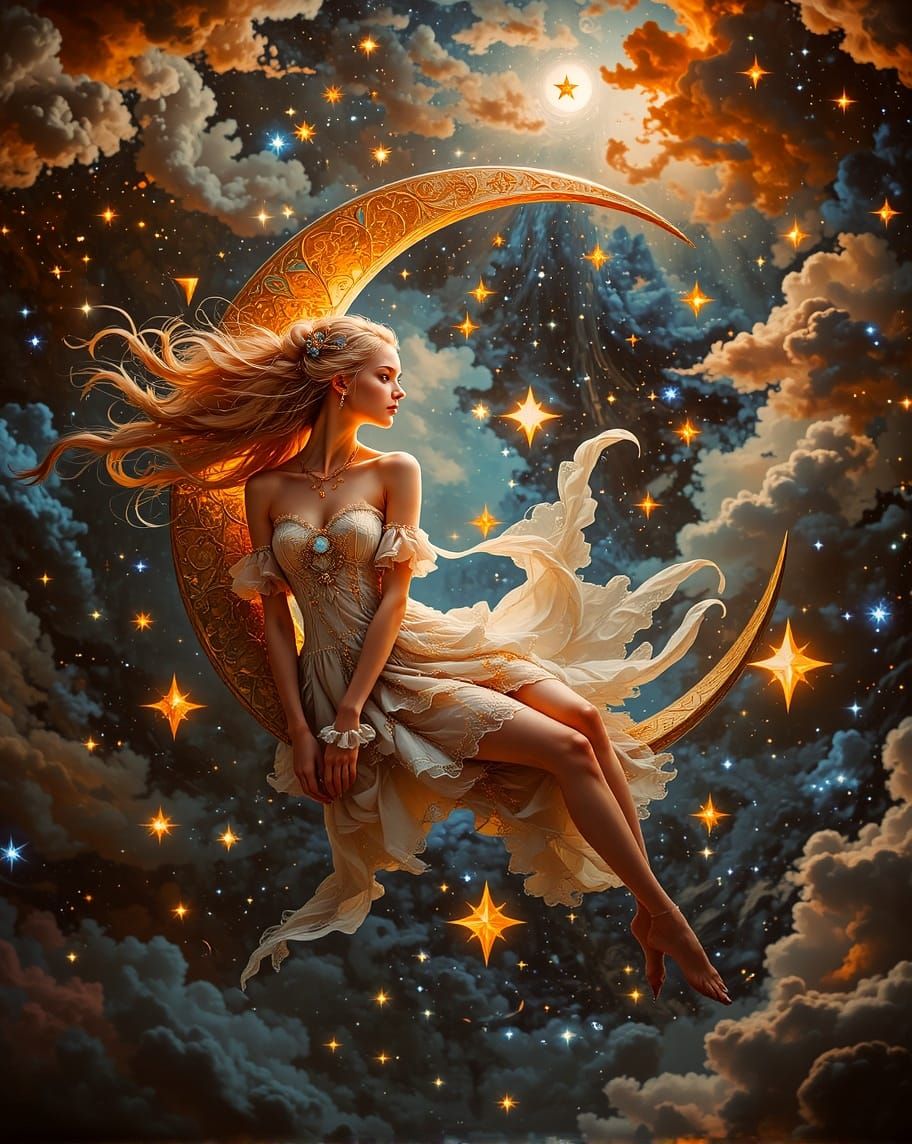 The Moon   by @Templadoom