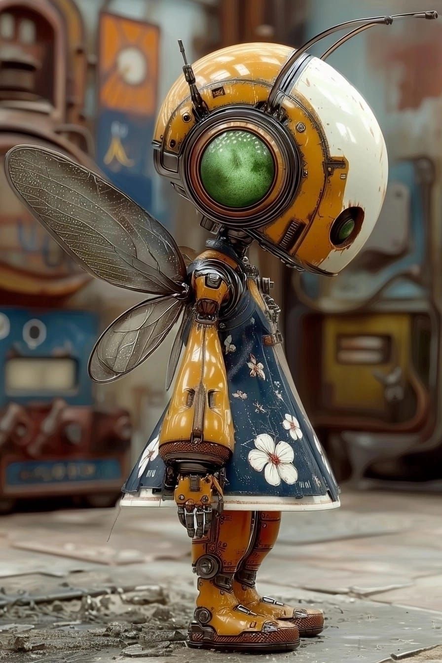Petal the pollinator bot.