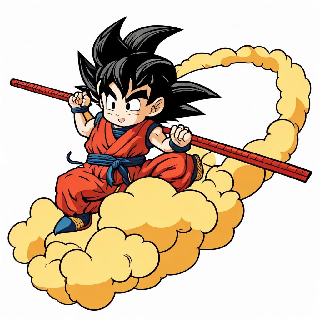 Kid Goku - AI Generated Artwork - NightCafe Creator