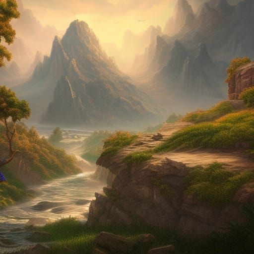 shining lake mountain
