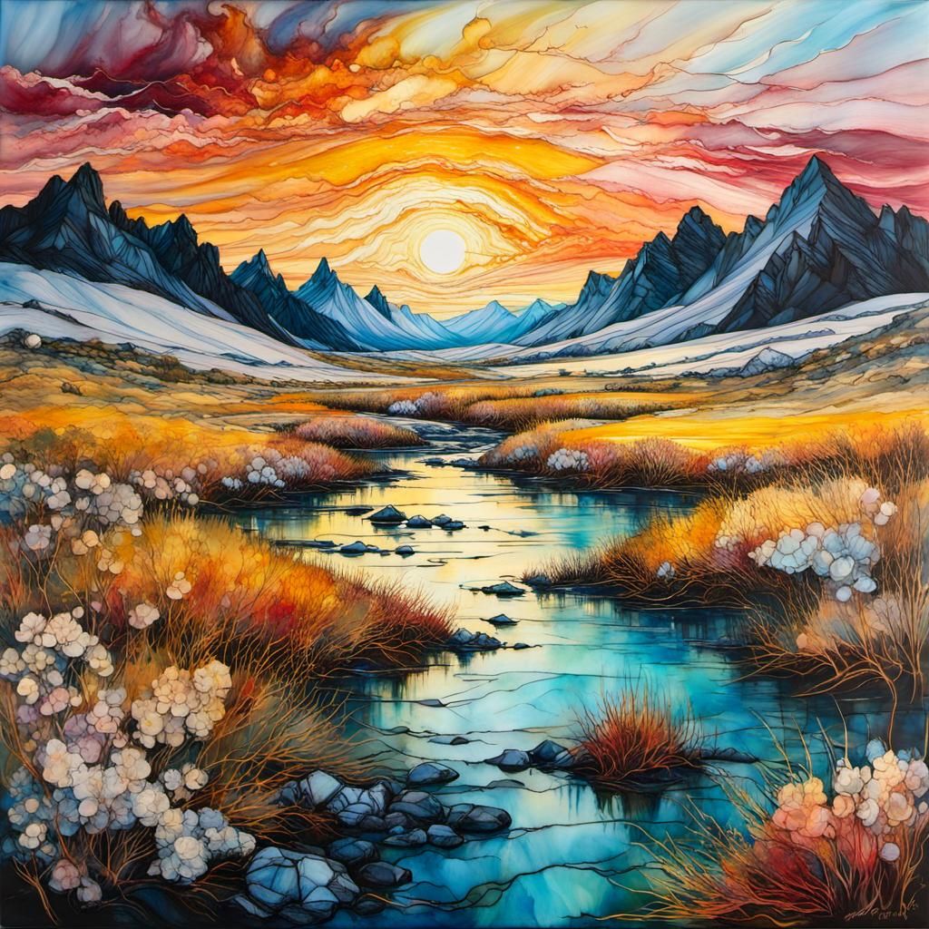 Northern landscape  by @Gokiburi