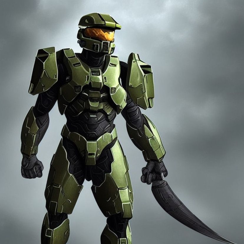 A new type of Spartan armor for Halo AI Generated Artwork NightCafe