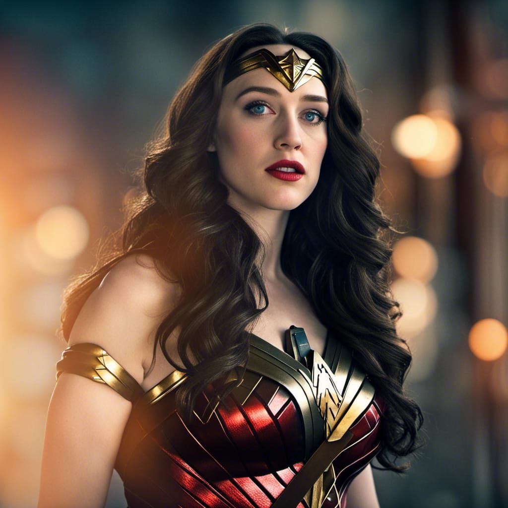 Kat Dennings as Wonder Woman 2017 - AI Generated Artwork - NightCafe ...