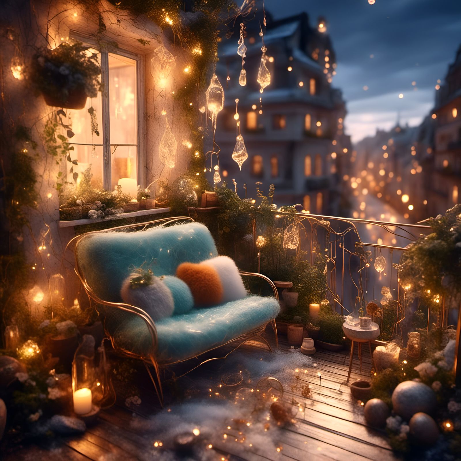 Enchanted balcony