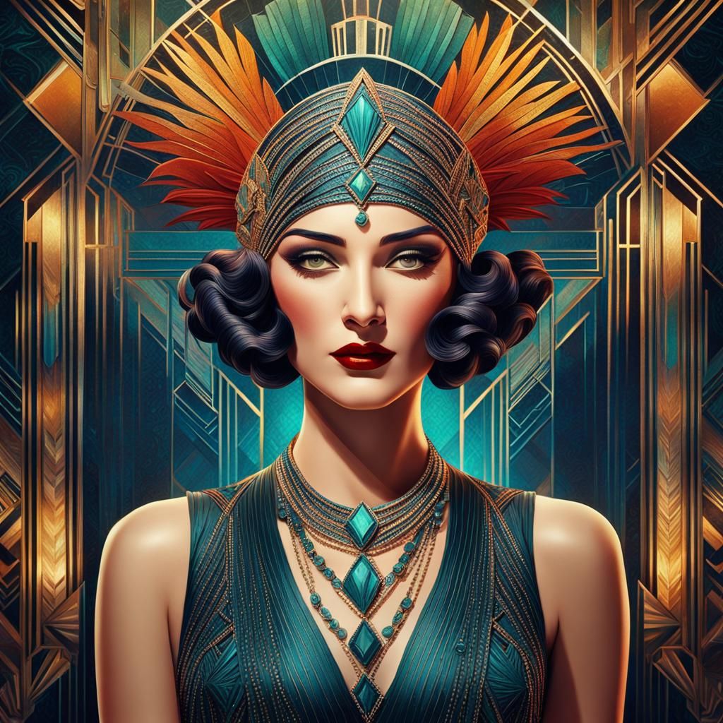 Deco Glam  by @Kristen Dover