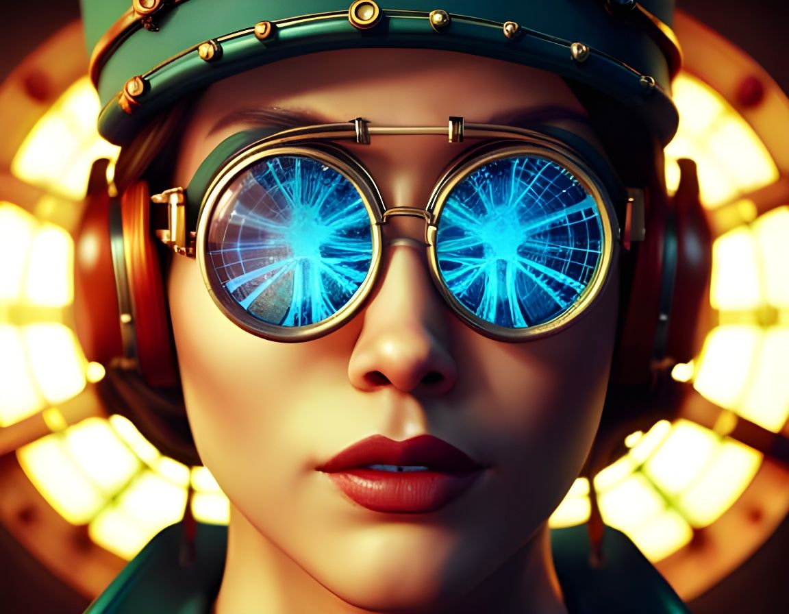 High Tech Steampunk Glasses with X-Ray Vision, Secret Little Missiles ...