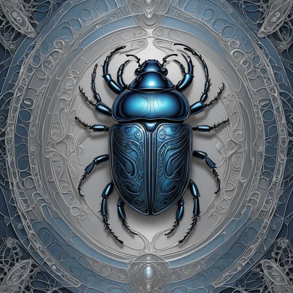 BLUE SCARAB