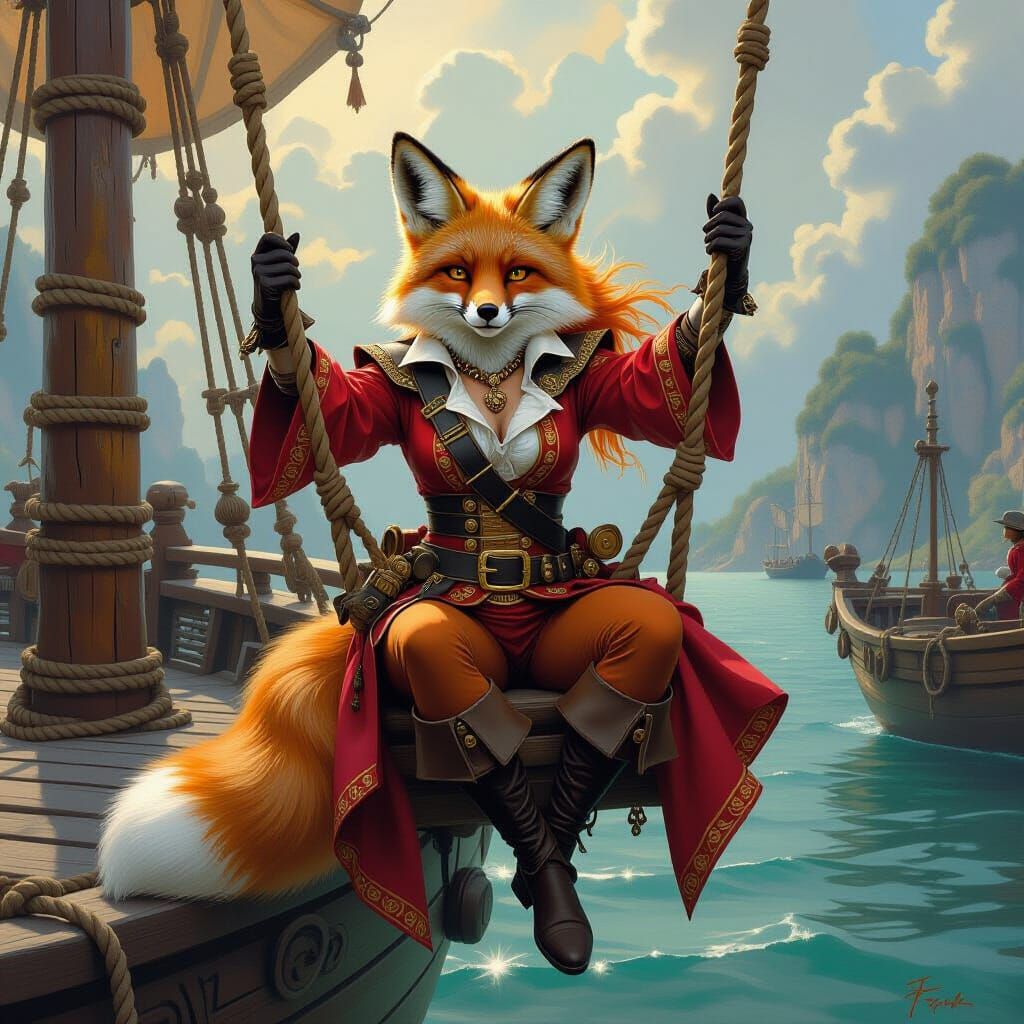 Swashbuckler in Fur  by @Ninjineer
