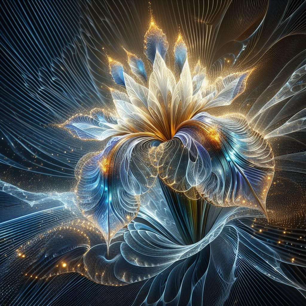 Line Art - Cosmic Flower