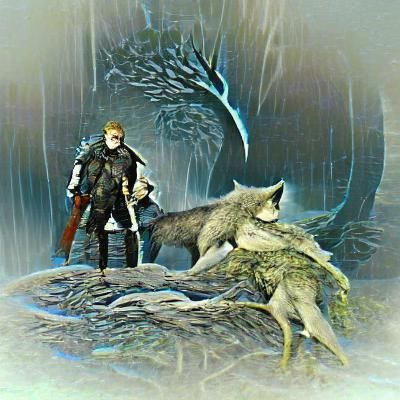 Hunter and the Wolf