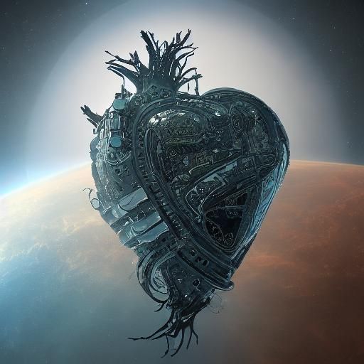 Heart in space