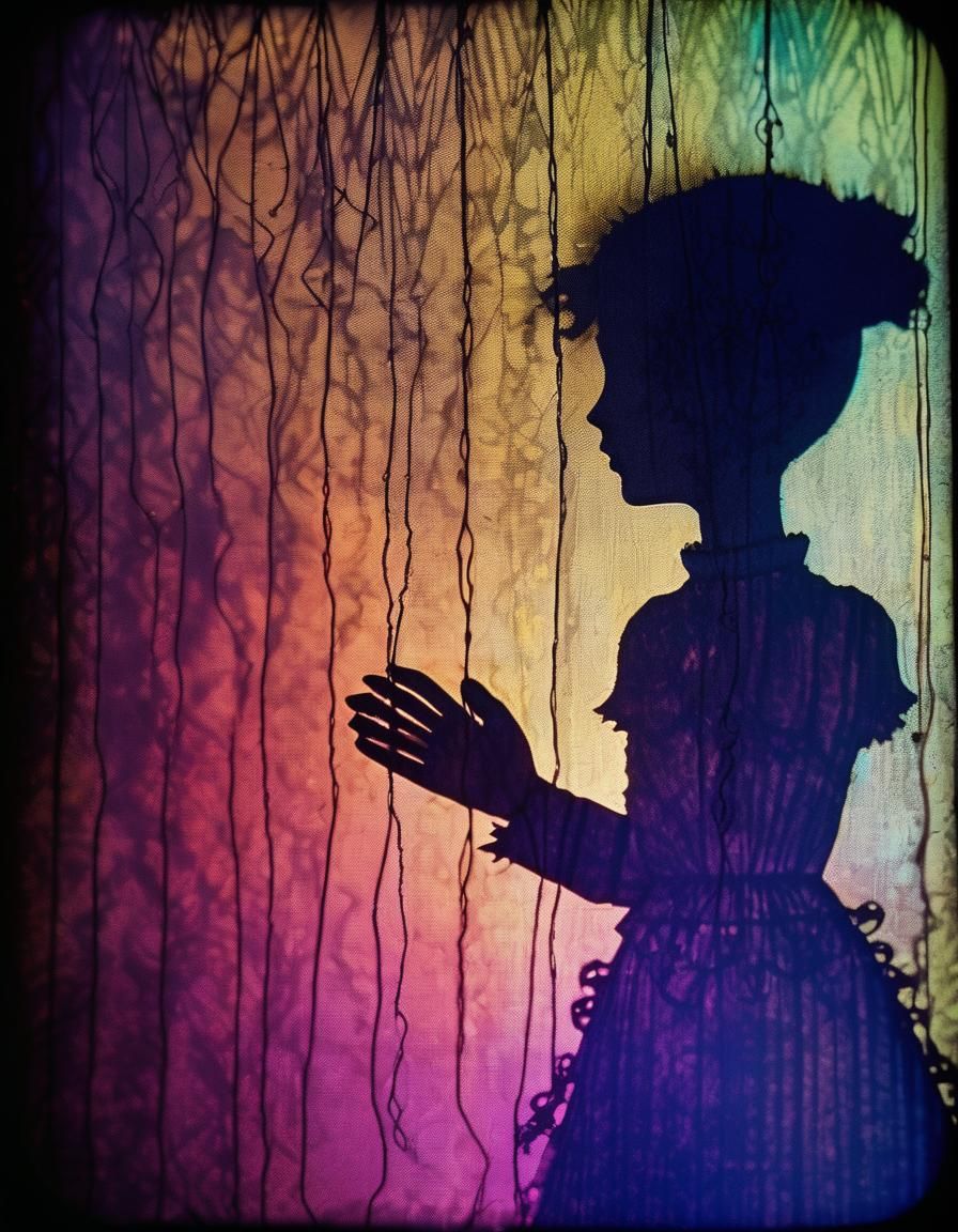 Shadow theatre № 9 - AI Generated Artwork - NightCafe Creator