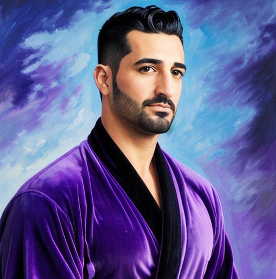 A handsome bearded man