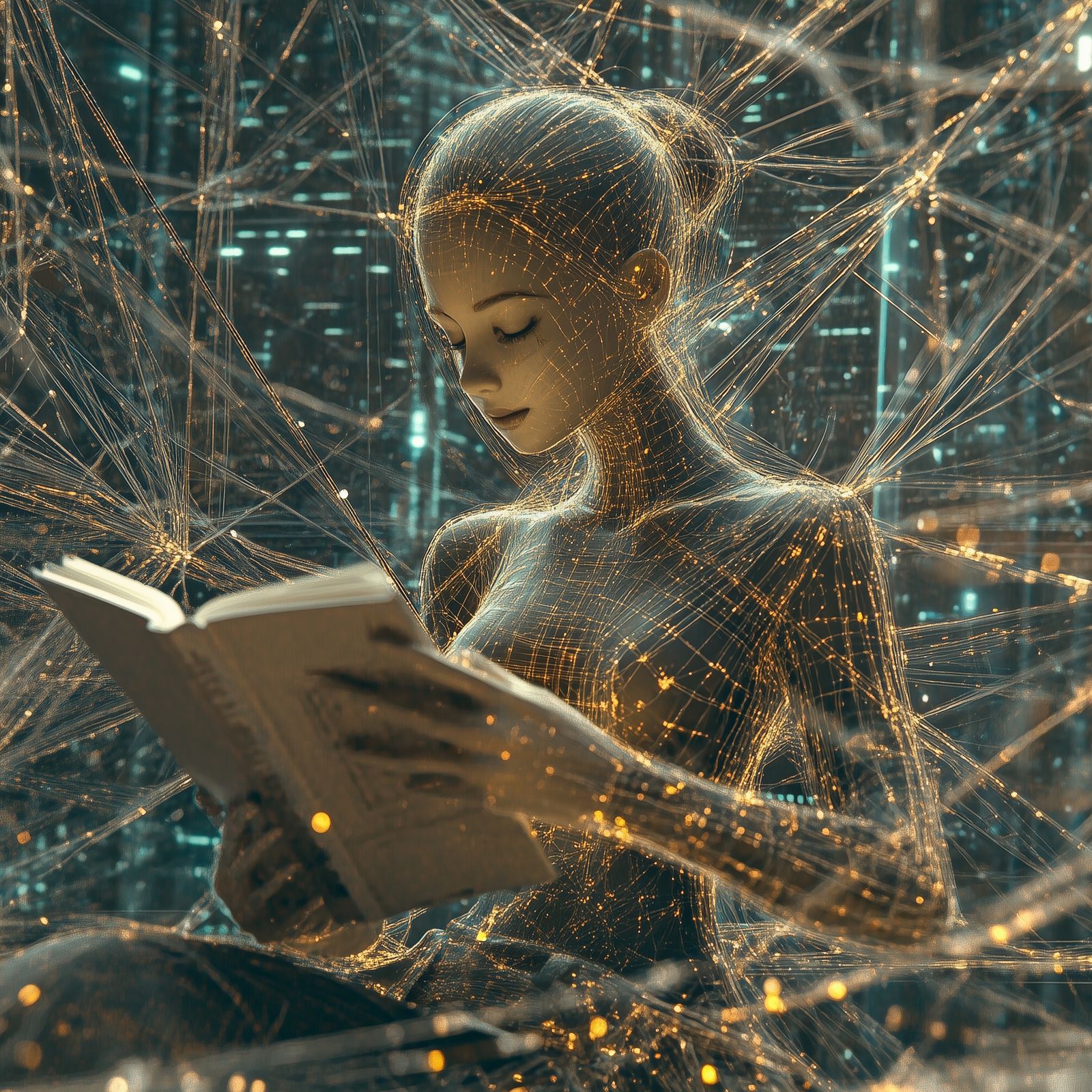 Artificial Intelligence Reading a Book