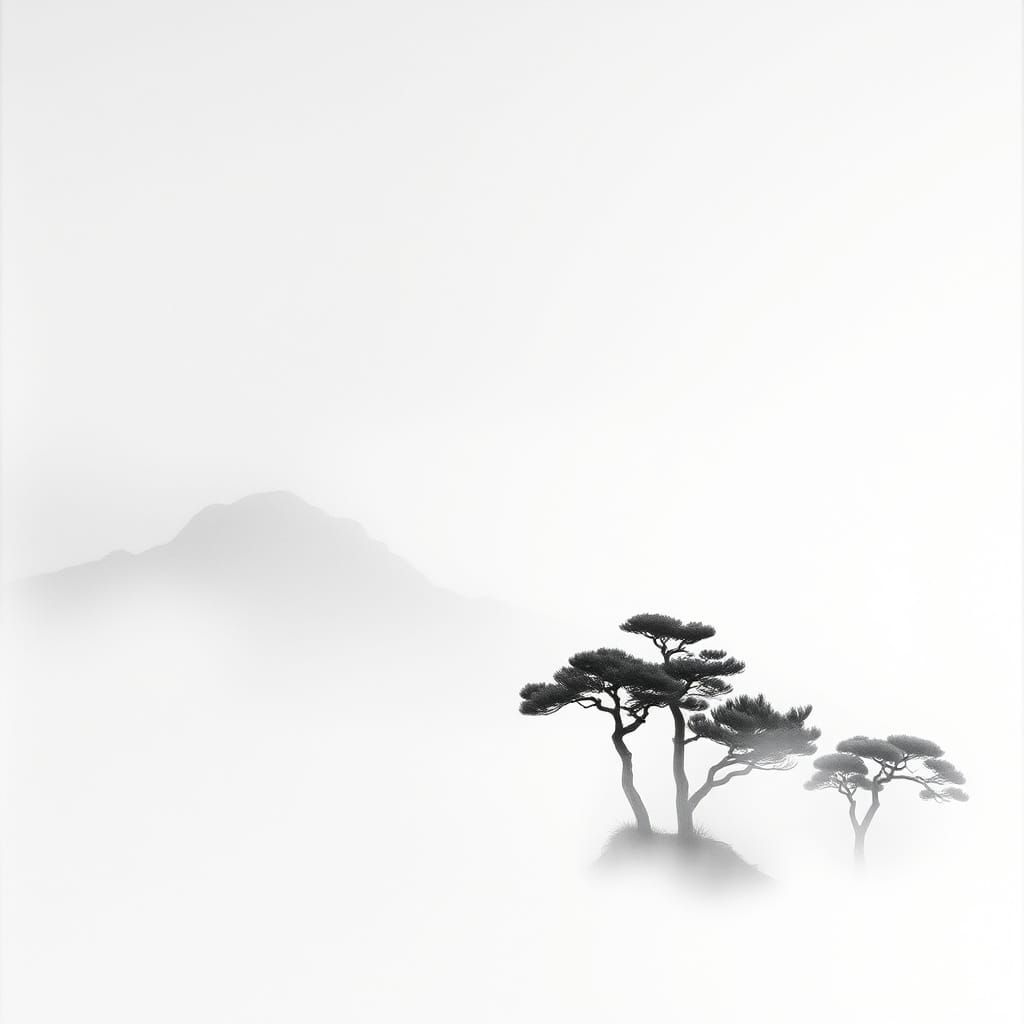 Essence of wabi-sabi in a misty atmosphere  by @ZebraOcean