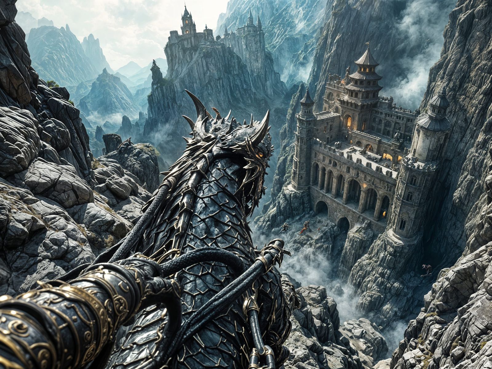 Dragon rider  by @Diomedes