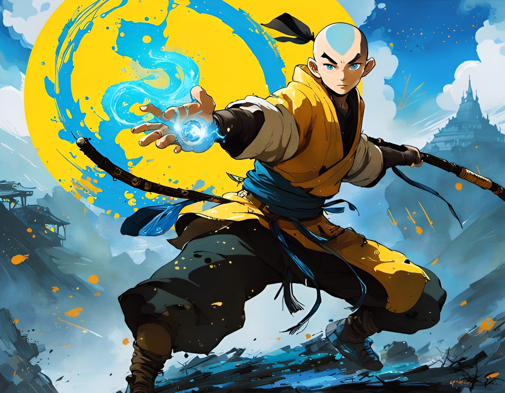 The Last Airbender - AI Generated Artwork - NightCafe Creator