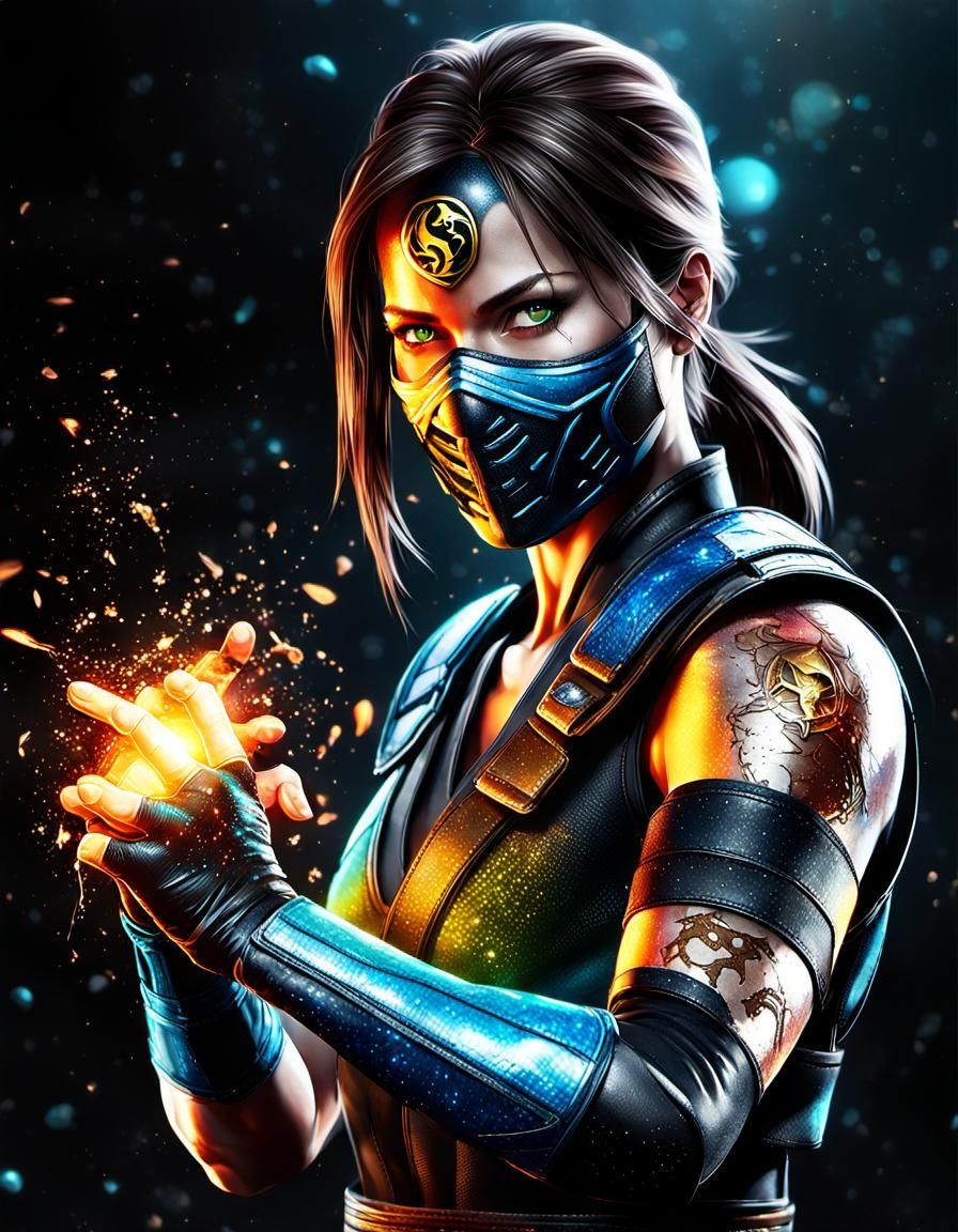 Mortal Kombat Fighter : Lara Croft - AI Generated Artwork - NightCafe ...