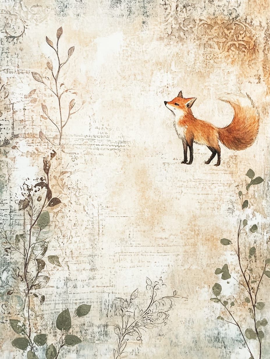 Midjourney Fox - Various Styles