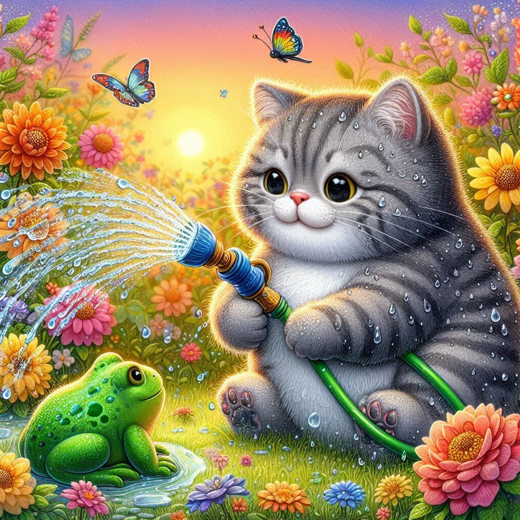 Fat Cat and the Frog