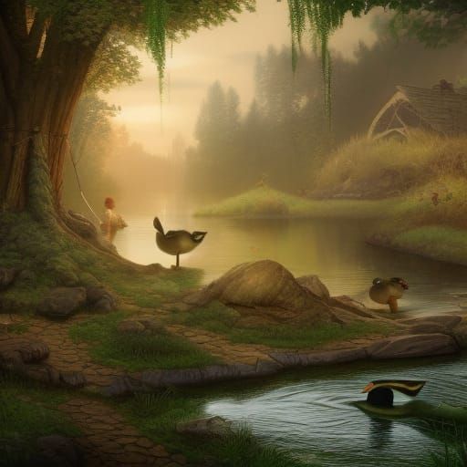 sneed and chuck go hunting for ducks - AI Generated Artwork - NightCafe ...