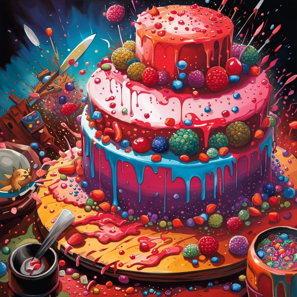 Cake? - AI Generated Artwork - NightCafe Creator