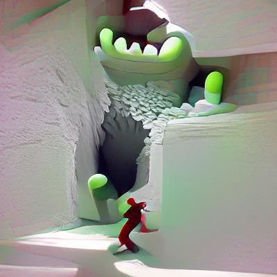 as you watch him fall through a bleeding trapdoor