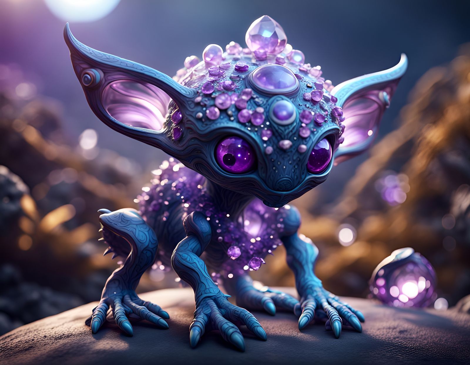 Crystal Critter AI Generated Artwork NightCafe Creator