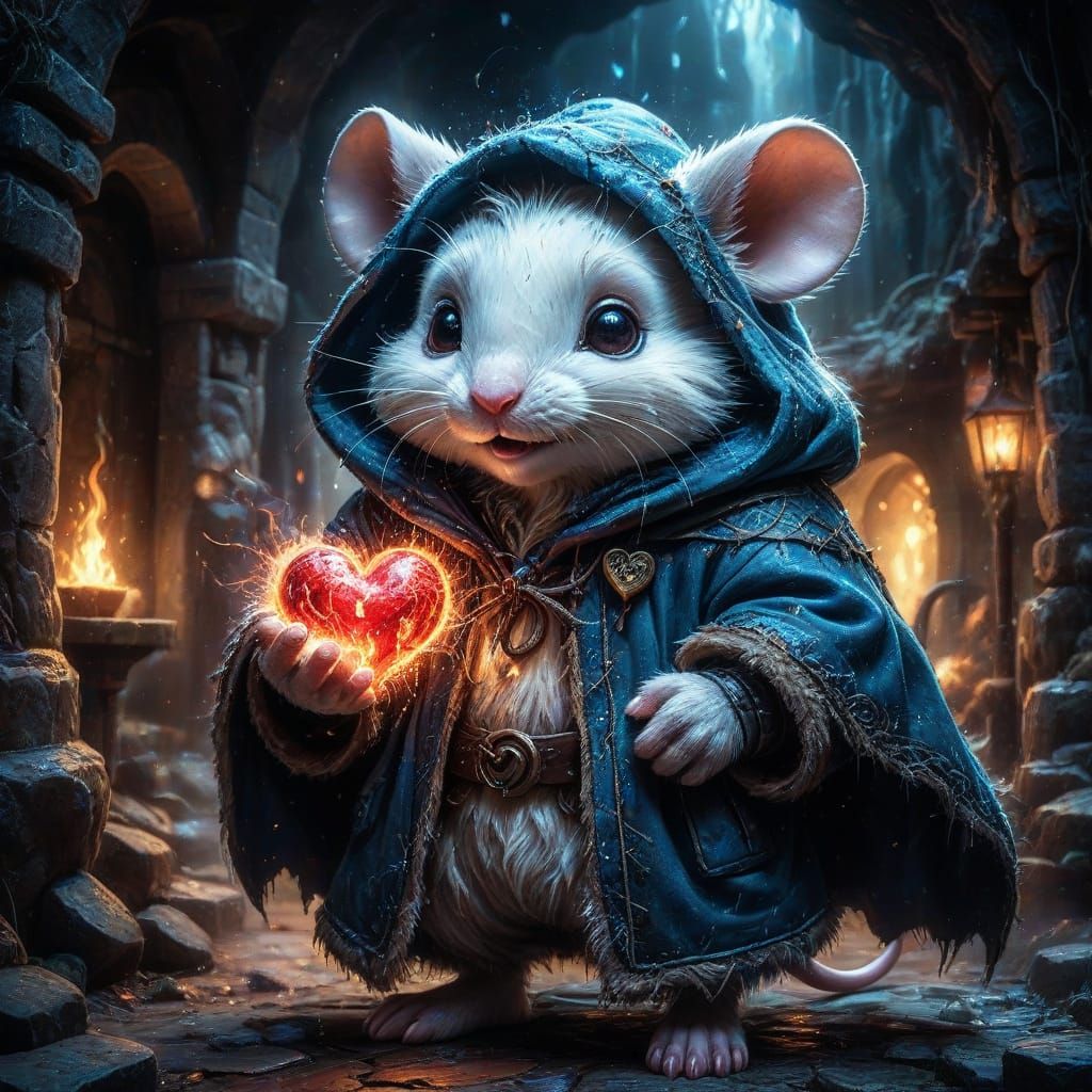 Nibbles finds the eternal flame @adansito