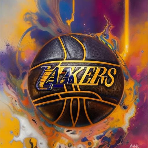 Lakers AI Generated Artwork NightCafe Creator