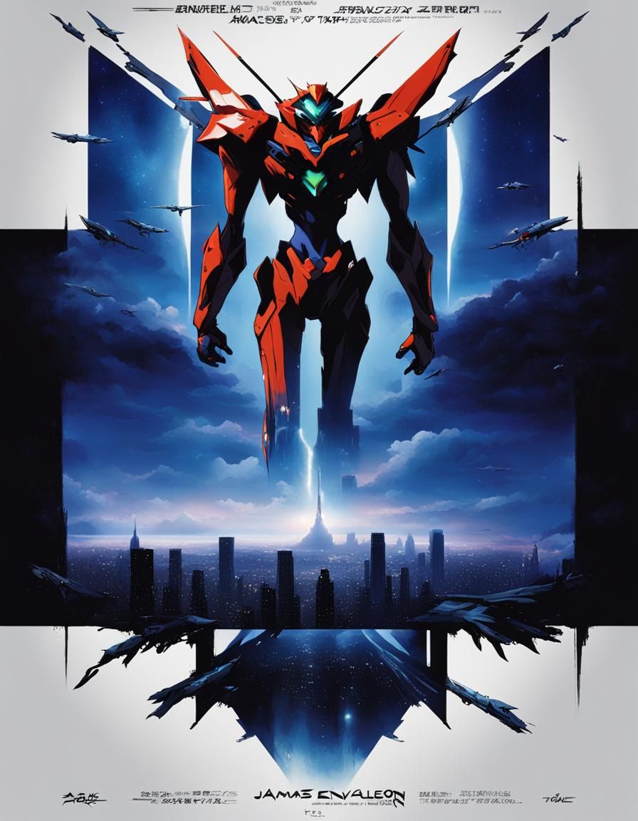 Untitled Evangelion Project Aka Live Action Evangelion Movie A movie poster for a live action Evangelion movie directed by James