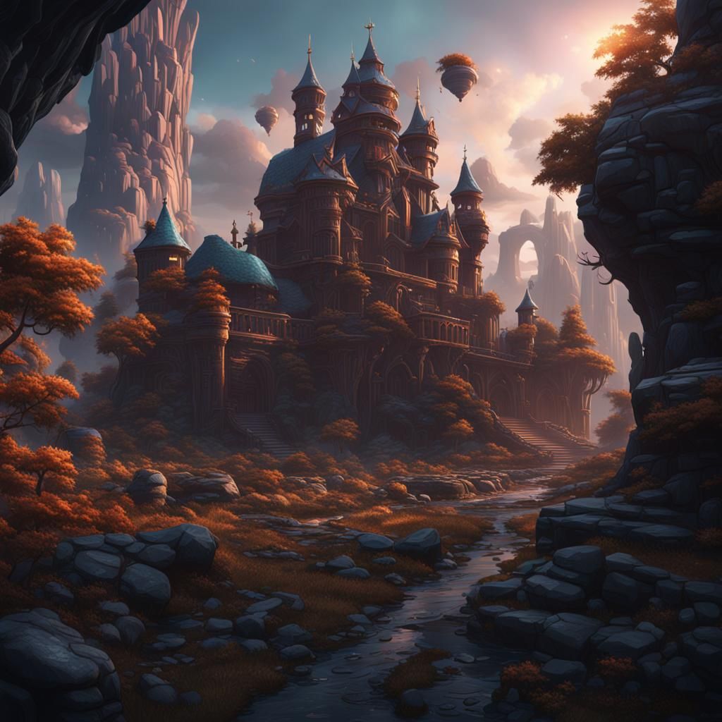 Detailed Among Us Character in Matte Painting