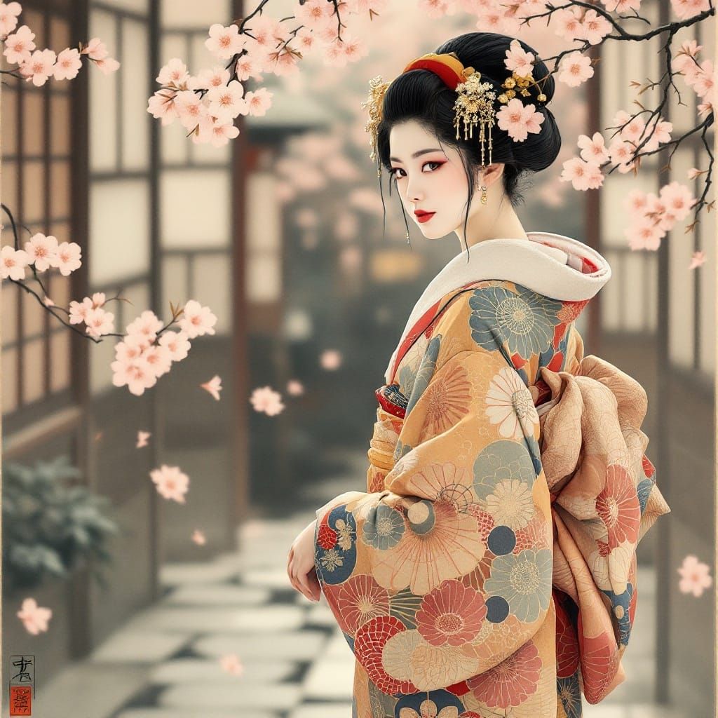 Maiko Girl  by @Lady of the Thorns
